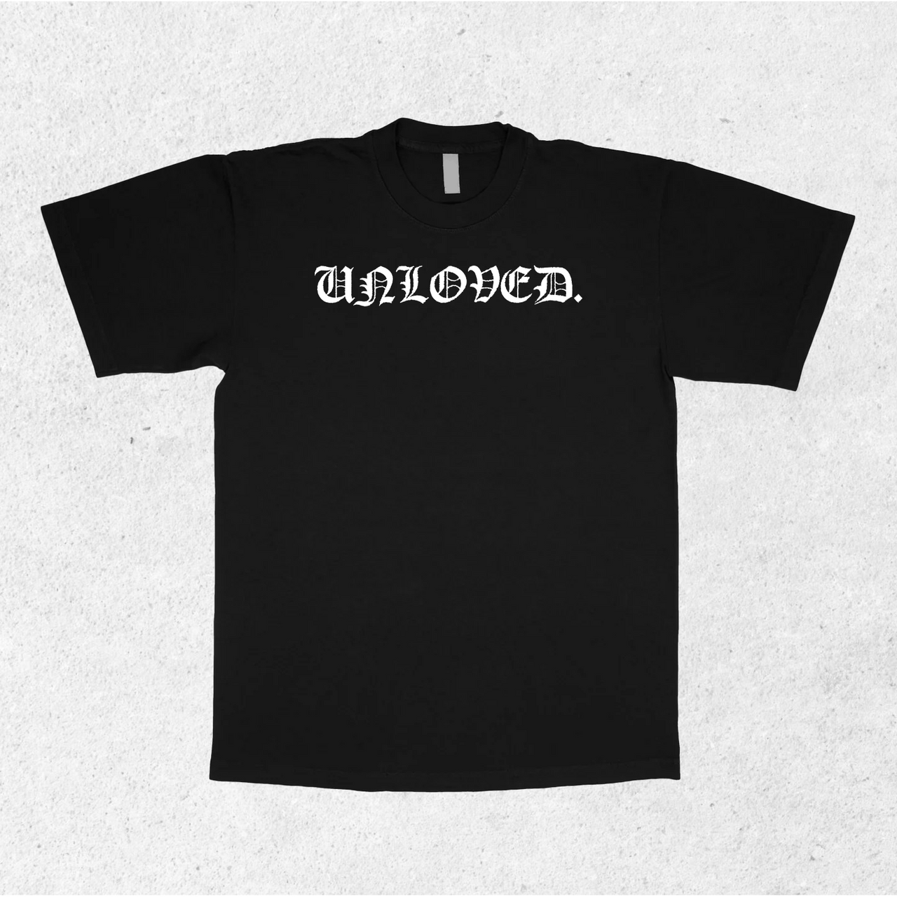 UNLOVED BLACK T-SHIRT